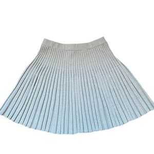 Jonathan Simkhai Gray Pleated Mini Skirt
